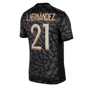 Paris Saint-Germain Lucas Hernandez #21 Koszulka Trzecich 2023-24 Krótki Rękaw